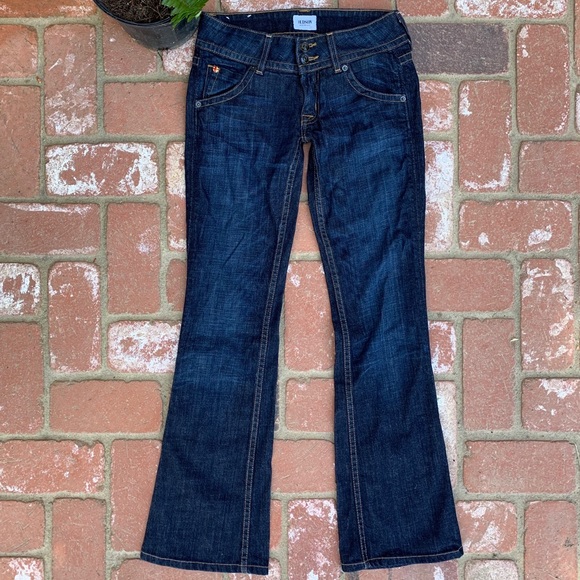 Hudson Jeans Denim - Hudson signature bootcut flare dark wash jeans